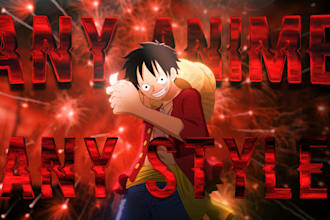 design quality anime thumbnails that will attract viewers