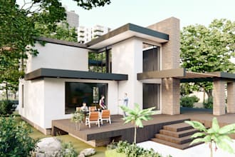 3d model and realistic render