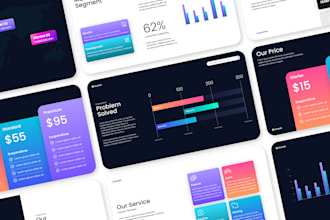 design presentations, investor pitch decks, and company profile