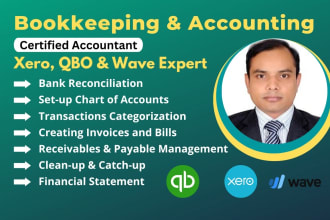 do quickbooks online xero wave reconciliation bookkeeping