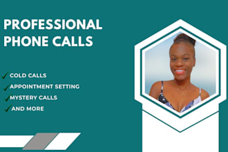 make professional phone calls for you