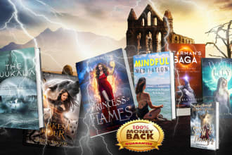 design premium fantasy and horror book cover art or e book design