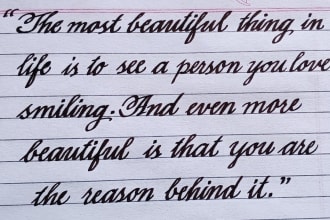 crafting personalized handwritten cards and letters with heartfelt messages