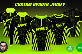 do custom, unique, sublimation jersey and sportswear design