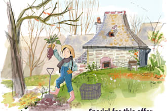 do an illustration childrens storybook