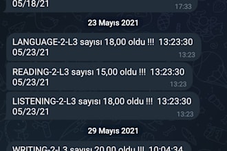 make a telegram notification bot with website tracker