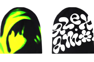 design a custom beanie y2k for your streetwear brand