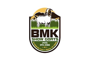 provide attractive show goats logo for your business