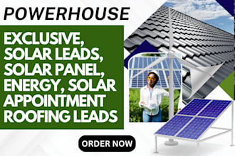 generate solar leads solar panel cleaning energy solar appointment roofing leads