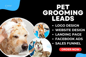 generate pet grooming leads veterinary, dog training animal care logistics leads