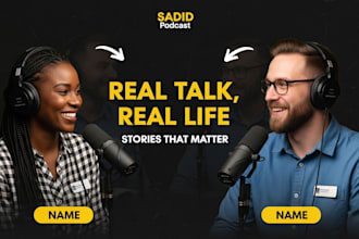 design a podcast thumbnail and miniature youtube in 24 hours