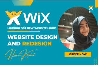 design and redesign wix website or wix ecommerce