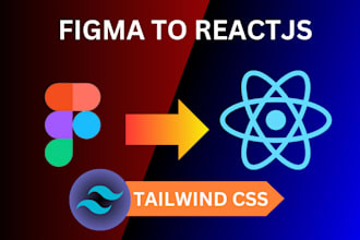 convert figma to react js using tailwind css