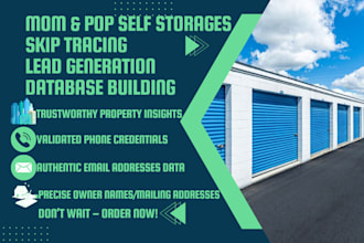 provide mom and pop self storages list