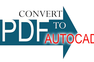 convert PDF into a scaled autocad drawing