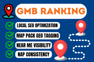 rank google my business profile local business SEO, gmb maps ranking
