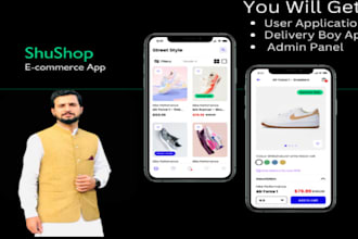 develop mobile app, shopping apps for apple and android