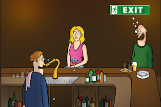 people in club bar and enjoying driks