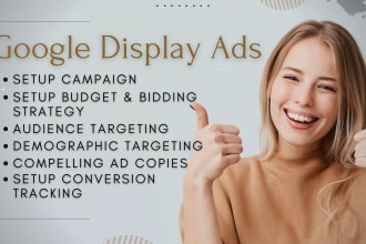 set up and optimize display ads PPC campaign