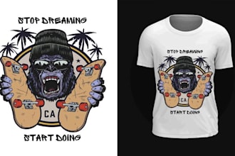 tshirt design and clothing design