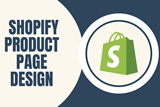 design shopify product page using gempages or pagefly