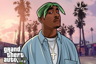 draw amazing gta v style from your photo