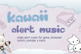 make alert sound music for game, streaming, more