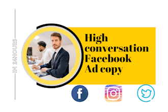 write highly converting social media ad copy in 24h