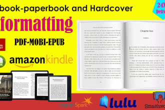 professionally proofreading  and formatting your book or ebook for amazon kindle