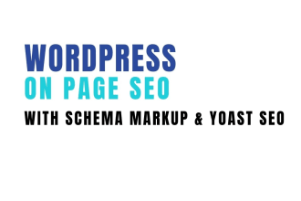 do on page seo with schema markup for your wordpress website