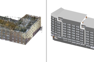 convert point cloud to revit 3d bim model