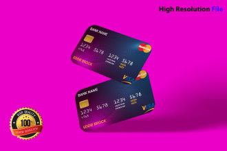 design business card, credit card and membership card