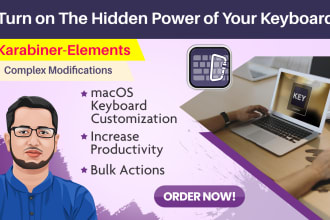 write json script to remap keys in karabiner elements app