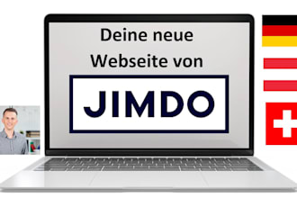 create a great jimdo website for you