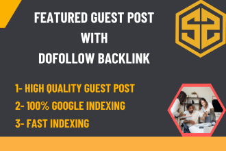 provide featured guest post with dofollow backlink