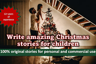 write christmas children story book