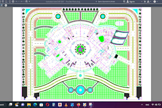 do floor plans, working drawing in autocad