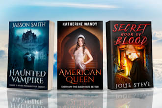 do unique ebook cover, amazon kindle, kdp book cover design