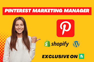 be your pinterest marketing manager and content creator