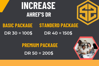 increase your website domain rating ahrefs dr 50