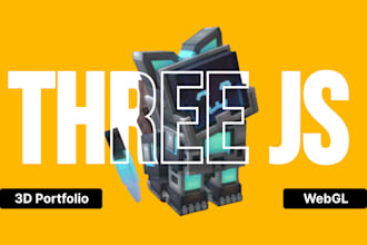 develop web animation with webgl, three js and r3f