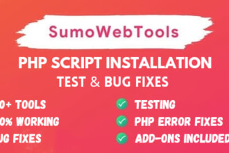 install and setup sumowebtools PHP script and fix all errors
