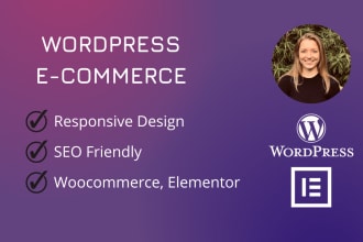 build an ecommerce website with woocommerce, elementor and astra pro
