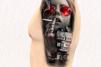 do designing tattoos professionally whatever you imagine