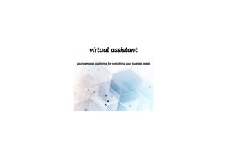 be your personal assistant