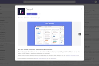 create a custom microsoft teams application