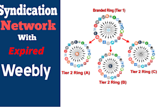 create syndication network for website with expired weebly