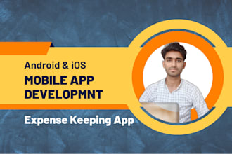 develop a responsive expense manager mobile app