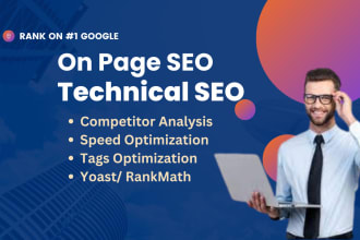 do onpage SEO and technical optimization to increase website traffic