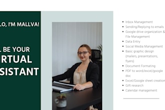 be your reliable and experienced virtual assistant